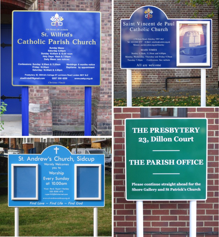 church signs and church noticeboards